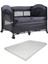 Miami Basic Anne Yanı Oyun Parkı Park Yatak 70X110 Füme+Yatak 8041 1