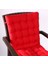 Altınpamuk Lux Pofidik Rattan Lotus Sandalye Minderi 43 x 93 cm. Kırmızı 2