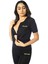 Yeni Sezon Spor Kısakollu Fermuarlı Üst Unisex Sweet Sauna Termal Siyah 4