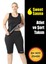 Yeni Moda Kadın Atlet Şort Takım Unisex Sweet Sauna Termal Siyah 1