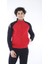 Erkek Spor Slimfit Kalıp, Dik Yaka, Lastik Paça, 4 Cepli,4 Mevsim Kırmızı Eşofman Takımı - 6733 1