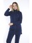 Kadın Spor Royal Fermuarlı, Cepli Tunik Eşofman Takımı - CC-6725 - 6725 1