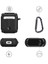 AirPodss Kılıf Kulaklık Koruyucu Airbag Tpu Çengelli Lacivert 2