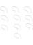 10 Parça Kulak Kancası Döngü Klip, Plantronics Için Bluetooth Değiştirme Bölümü 6.3mm H Açık (Yurt Dışından) 2