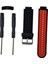 Garmin Forerunner Için Watch Band Kayışı 220 230 235 620 Siyah + Kırmızı 3