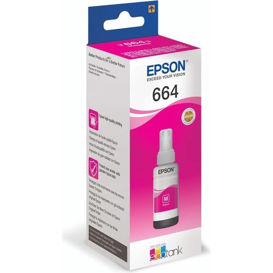 Epson 664 Kırmızı Orijinal 70ML Mürekkep