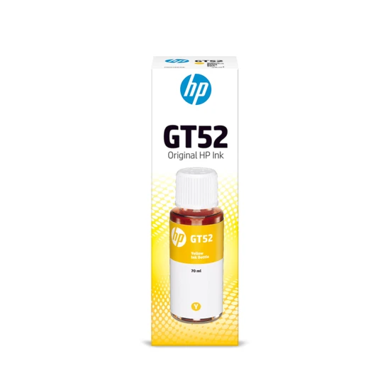 HP Orijinal GT52 Mürekkep Kartuşu Sarı Şişe (M0H56AE)