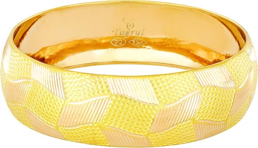 T51 Tuğrul Altın 20 Gr(Gram) 20 mm 22 Ayar Işçiliksiz Bilezik TBC0020-120