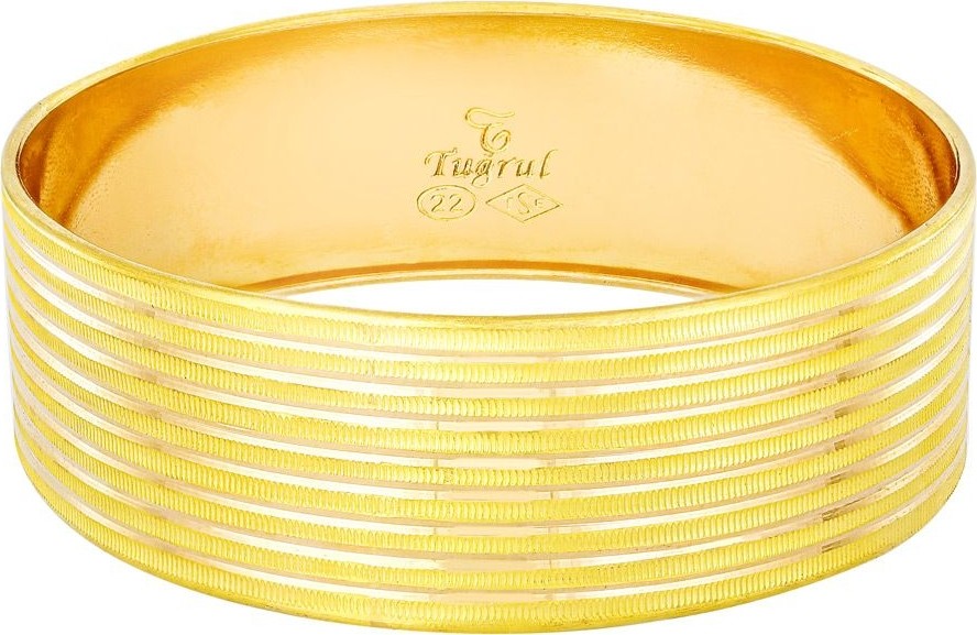 T51 Tuğrul Altın 20 Gr(Gram) 20 mm 22 Ayar Işçiliksiz Bilezik TBC00020-121