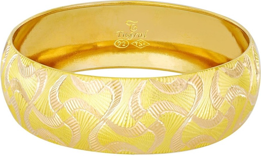 T51 Tuğrul Altın 20 Gr(Gram) 20 mm 22 Ayar Işçiliksiz Bilezik TBC00020-120