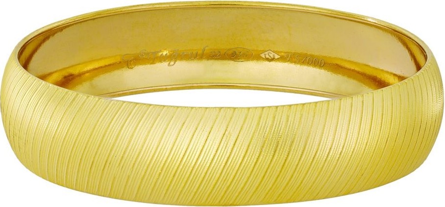 T51 Tuğrul Altın 16 Gr(Gram) 15 mm 22 Ayar Işçiliksiz Şarnelli Bilezik TBS0016-1