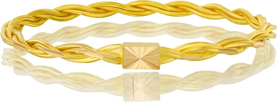 T51 Tuğrul Altın 24 Gr(Gram) 22 Ayar Kilitli Burma Bilezik