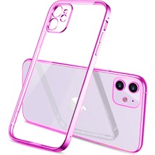 Vendas iPhone 11 Veve Serisi Renkli Kenarlı Kamera Korumalı Soft Silikon Kılıf