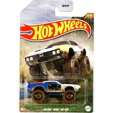 Hot Wheels Olds 442 W-30 (Off Road Mudd Runners 3/5) (Uzun Kart)