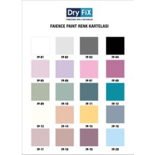 Dryfix Faience Paint Fayans Boyası 1 Lt