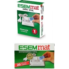 Esemmat Kablolu Otomatik Isı Kontrollü Cihaz + Sivrisinek Kovucu Tablet 20 Adet
