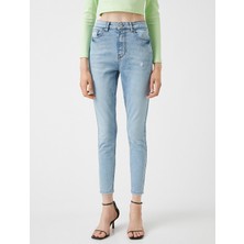 Koton Dar Kesim Yüksek Bel Dar Paça Kot Pantolon - Carmen Skinny Jean