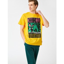 Koton Erkek Tazmanya Canavarı Tişört Lisanslı Baskılı