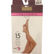 ITALIANA FERRAMENTA 15 Denye Parlak Burunsuz Maxi Külotlu