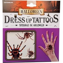 XMARKETTR Parti Cadılar Bayramı Tattoos 12LI Model