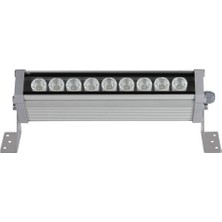 Pars 9 x 1W Wallwasher 25 cm Kırmızı
