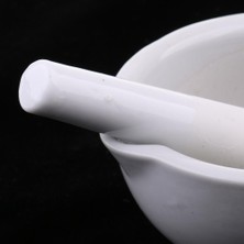 Perfeclan Porselen Harç ve Pestle Karıştırma Taşlama Kase Set Laboratuar Aracı Malzemeleri 90MM (Yurt Dışından)