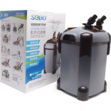 Sobo Akvaryum Dış Filtre SF-850F+UV Işık 9W. 850 Lt/saat