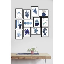 Takivis Mavi Sanat 12 Parça Mdf Tablo