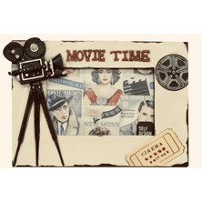 Çıpacı Kamera Sinema Detaylı Fotoğraf Resim Çerçevesi