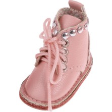 Perfeclan Trendy Moda Pu Deri Lace Up Bot Ayakkabı 12 '' Blythe Bebekler Için (Yurt Dışından)