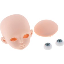 Perfeclan Plastik Bebek Başkanı Faceplate Gözler Set 1/3 Bjd 60 cm Bebek Aksesuarları Stil3 (Yurt Dışından)