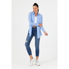 Pera Club Katlanabilir Kol Detaylı Gömlek