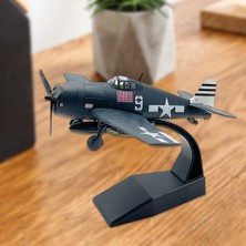 Perfeclan Metal 1/72 F6F Fighter Model Uçak Standı Ile Ofis Odası Dekor Çocuk Oyuncakları (Yurt Dışından)