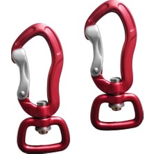 Segolike Carabiner Anahtarlık Carabiner Kanca Camping 71MM 71MM Kırmızı Kare Göz Için 400 kg (Yurt Dışından)