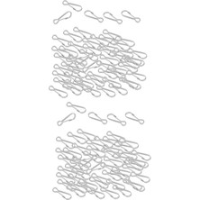 Segolike 200 Adet Çelik Bahar Kanca Yapış Klipler Zincir Asılı Tokalar Toka Dişli (Yurt Dışından)