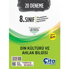 Çita Yayınları 8. Sınıf 20' Li Din Kültürü Branş Deneme 2020-2021