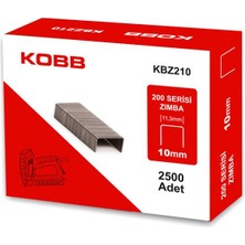 Kobb Kbz210 10mm 2500 Adet 200 Serisi Ağır Hizmet Tipi Zımba Teli