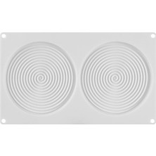 SUNNIMIX Yapışmaz Spiral Şekilli Silikon Kalıp - Beyaz (Yurt Dışından)