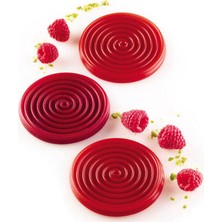 SUNNIMIX Yapışmaz Spiral Şekilli Silikon Kalıp - Beyaz (Yurt Dışından)