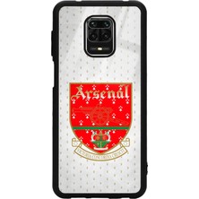 Spoyi Xiaomi Redmi Note 9 Pro Retro Arsenal Tasarımlı Glossy Telefon Kılıfı