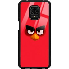 Spoyi Xiaomi Redmi Note 9 Pro Red Angry Birds Tasarımlı Glossy Telefon Kılıfı