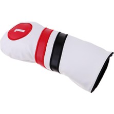 Golf Headcovers Siyah Veya Beyaz 1, 3, 5 Sürücü ve Fairway Orman Kafası Beyaz Sürücü Kapakları Kapakları