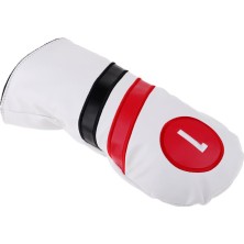 Golf Headcovers Siyah Veya Beyaz 1, 3, 5 Sürücü ve Fairway Orman Kafası Beyaz Sürücü Kapakları Kapakları