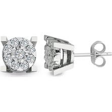 Lilarote 0.72 Ct.  Coronet Tektaş Küpe