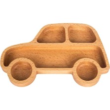 Koza Wood Art Ahşap Araba Model Servis Tabağı 26CM