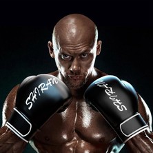 Boks Eğitimi Eldivenleri Mma Mma Egzersiz Spor Salonu Delme Delme 10OZ_BLACK