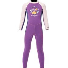 Çocuklar 2.5mm Wetsuit Sıcak Tam Boy Erkek Kız Neopren Mayo Tam Vücut S