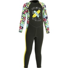 Termal Çocuklar Wetsuit Tam Vücut Dalış Suit Çocuk Gençlik Tek Parça Mayolar(Yurt Dışından)