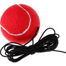 Boks Delme Eğitim Egzersiz Kafa Bandı Kırmızı ile Tenis Topu