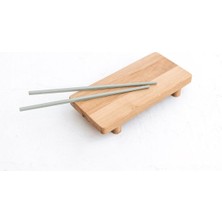 Koza Wood Art Natural Ahşap Suşi Sunum ve Servis Tabağı